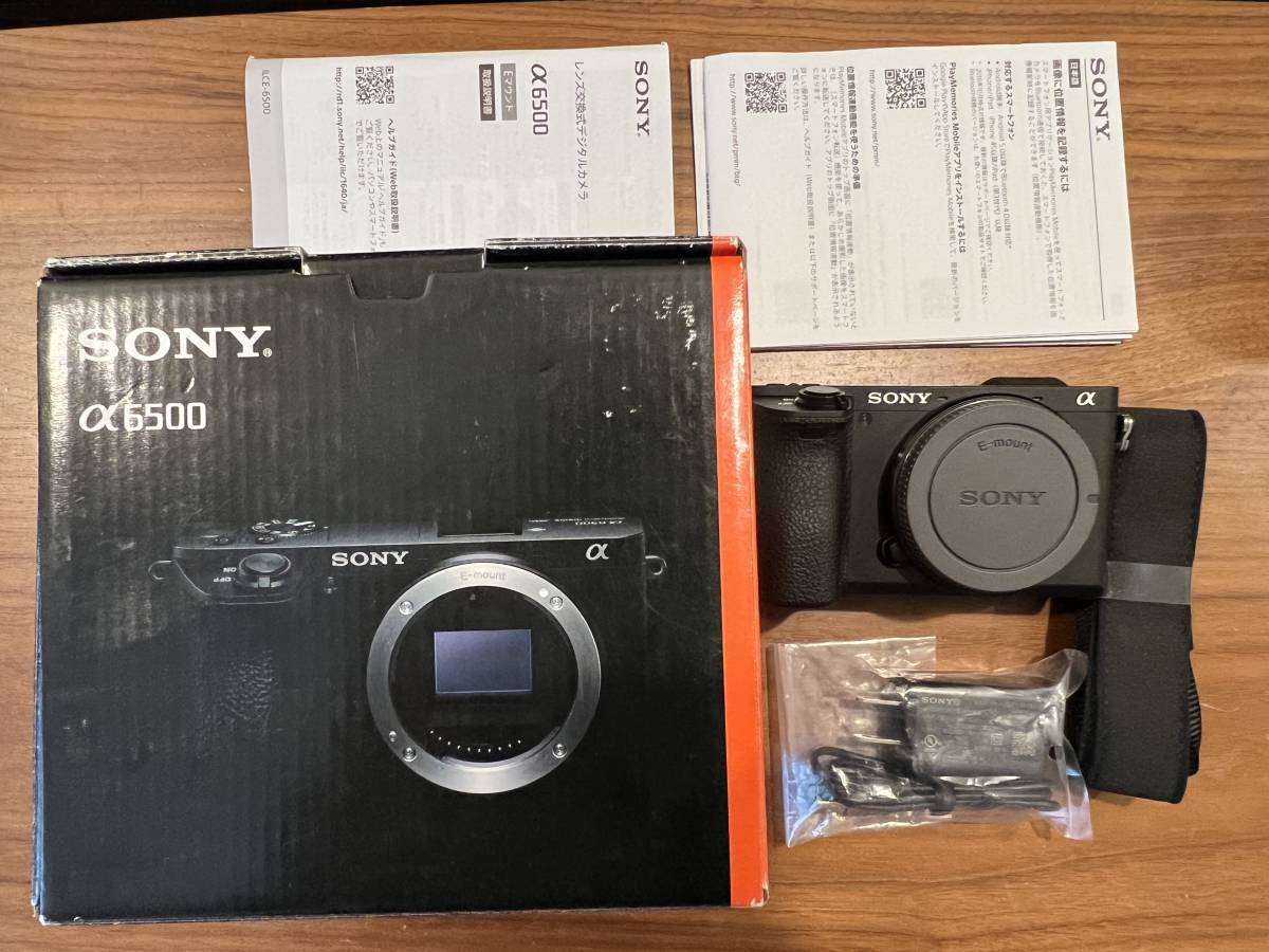 【中古美品】Sony α6500 ILCE-6500 ボディ シャッター回数 約3000回 ミラーレス一眼 ソニー a6500 APS-C
