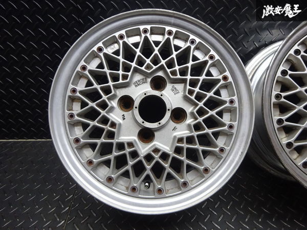 ○ヒーローズ レーシング メッシュ 13インチ 5.5J +35 PCD 100 4H ハブ 