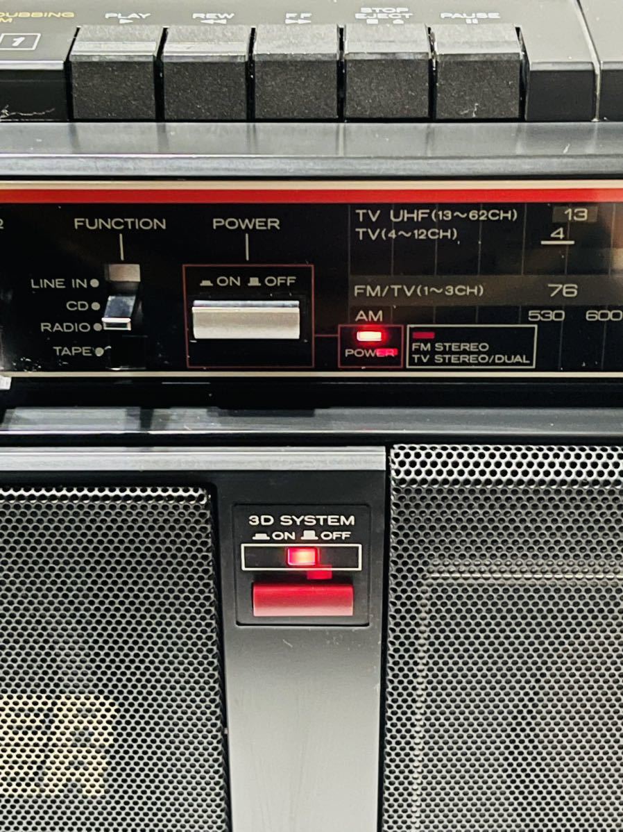 1円スタート】HITACHI 日立 CX-CD9 ステレオ CD ラジカセ 3D SUPER