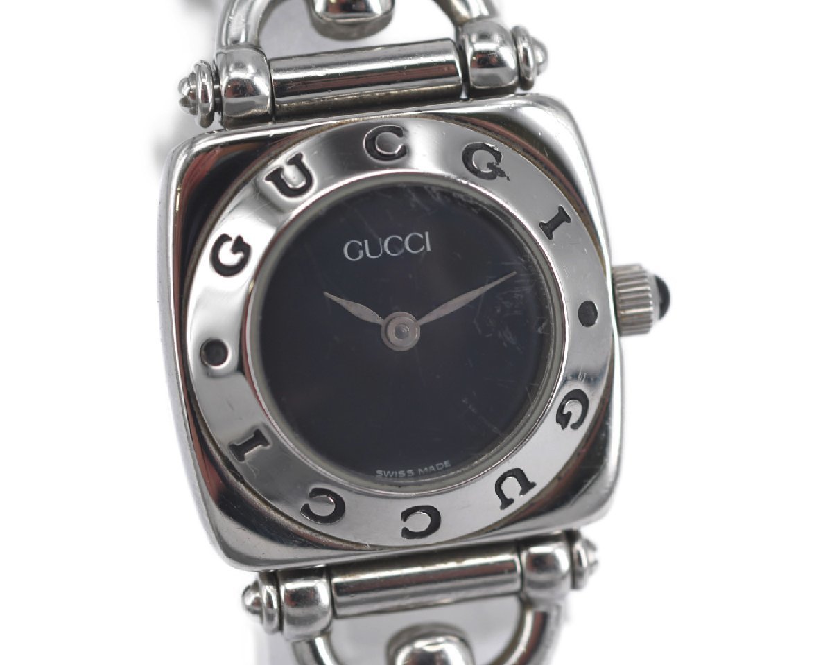 グッチ クオーツ 6400L ホーススピット 【GUCCI】グッチ 6400L