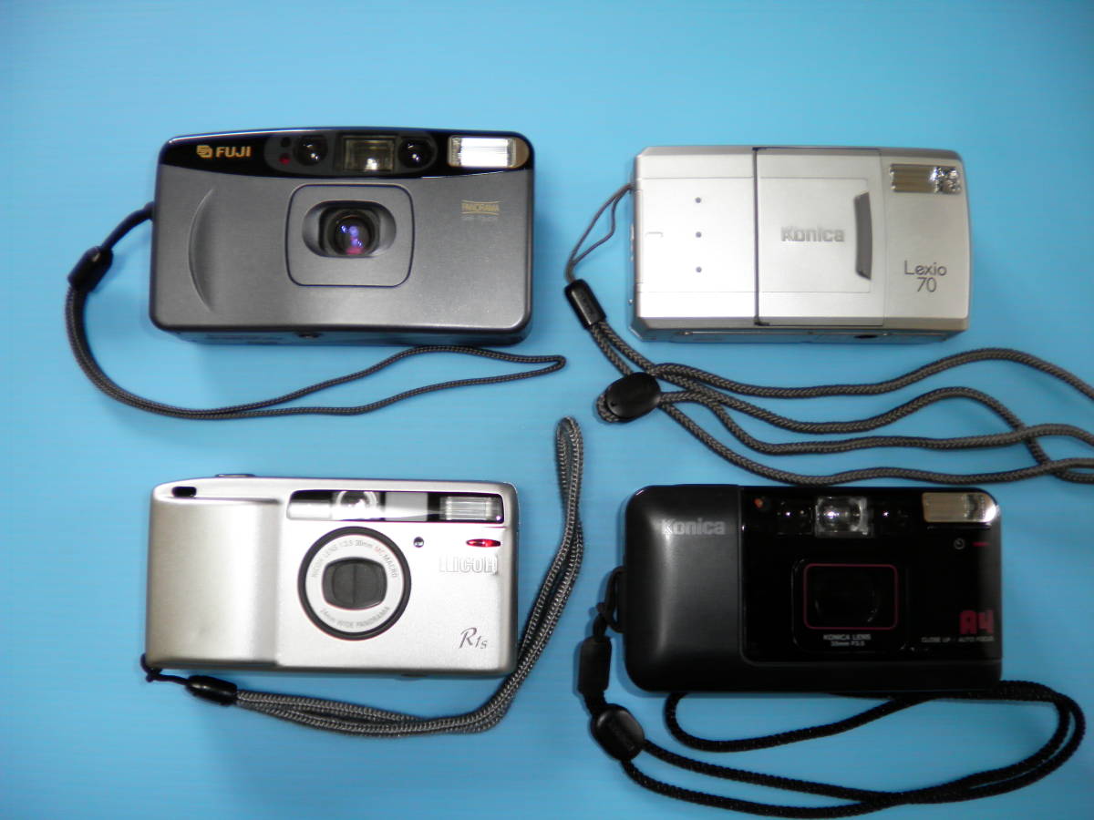 35ミリフィルム用のコンパクトカメラ (4台セット 動作未確認)