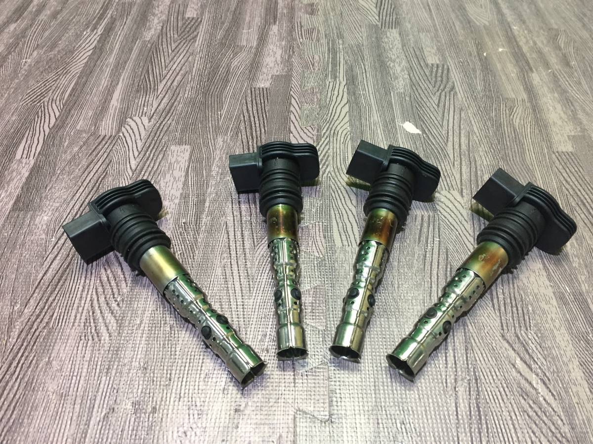 アウディ　A4　8E　イグニッションコイル　4本　管14247×4　送料520円