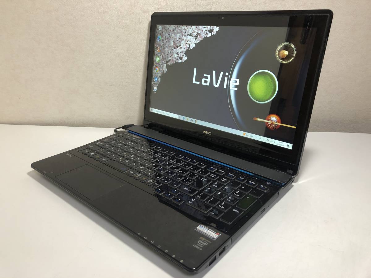 【爆速新SSD512GB☆メモリ8GB☆高解像度タッチパネル♪】☆NEC NS750/A （黒）☆最強 Core i7-5500U☆カメラ/Bluetooth/USB3.0☆