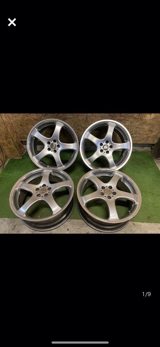 プリウス30 86希少Carlsson カールソン 18インチ 7.5J +50 PCD100 5H