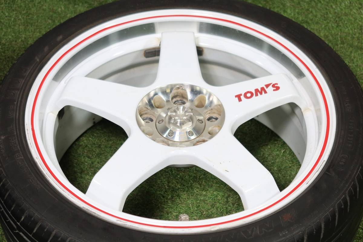 1円〜 品 トムス TOM'S TN-06 18in 7.5J+48 PCD114.3 ナンカン 225