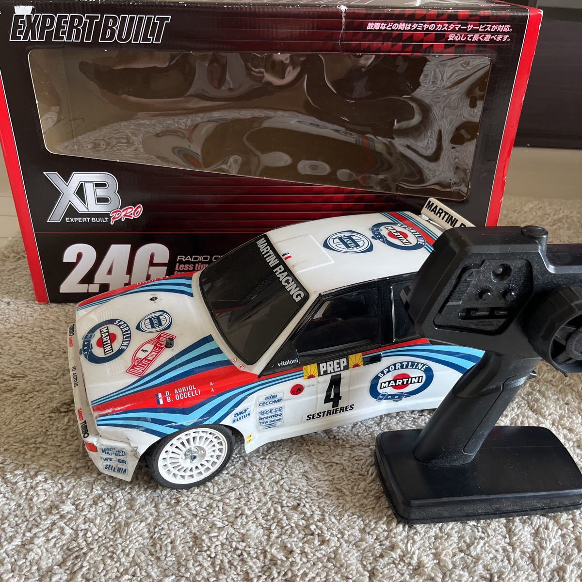 タミヤ 1/10 XB ランチア デルタインテグラーレ