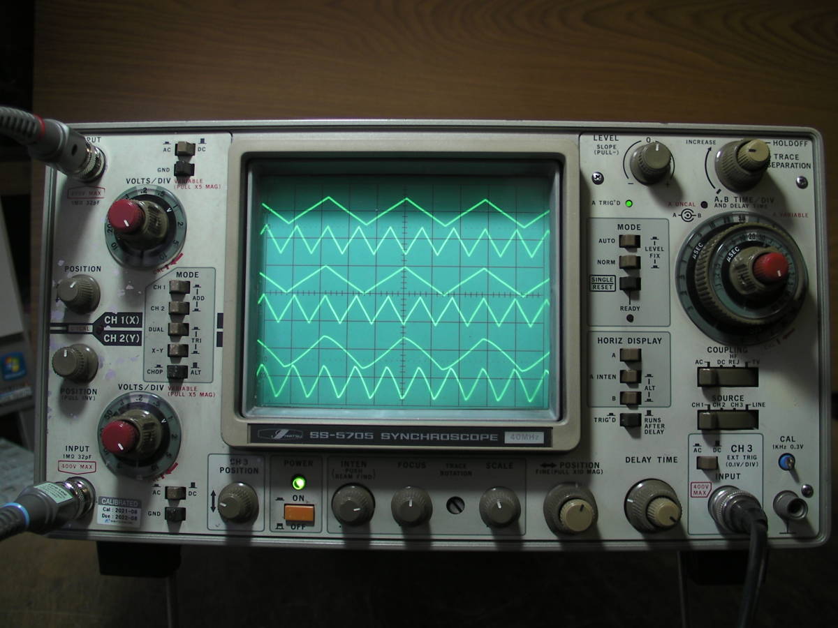 IWATSU 岩崎通信機 シンクロスコープ SS-5705 アナログオシロスコープ