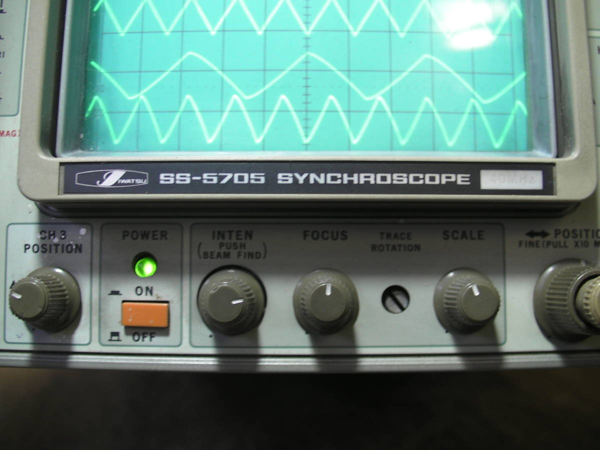 IWATSU 岩崎通信機 シンクロスコープ SS-5705 アナログオシロスコープ
