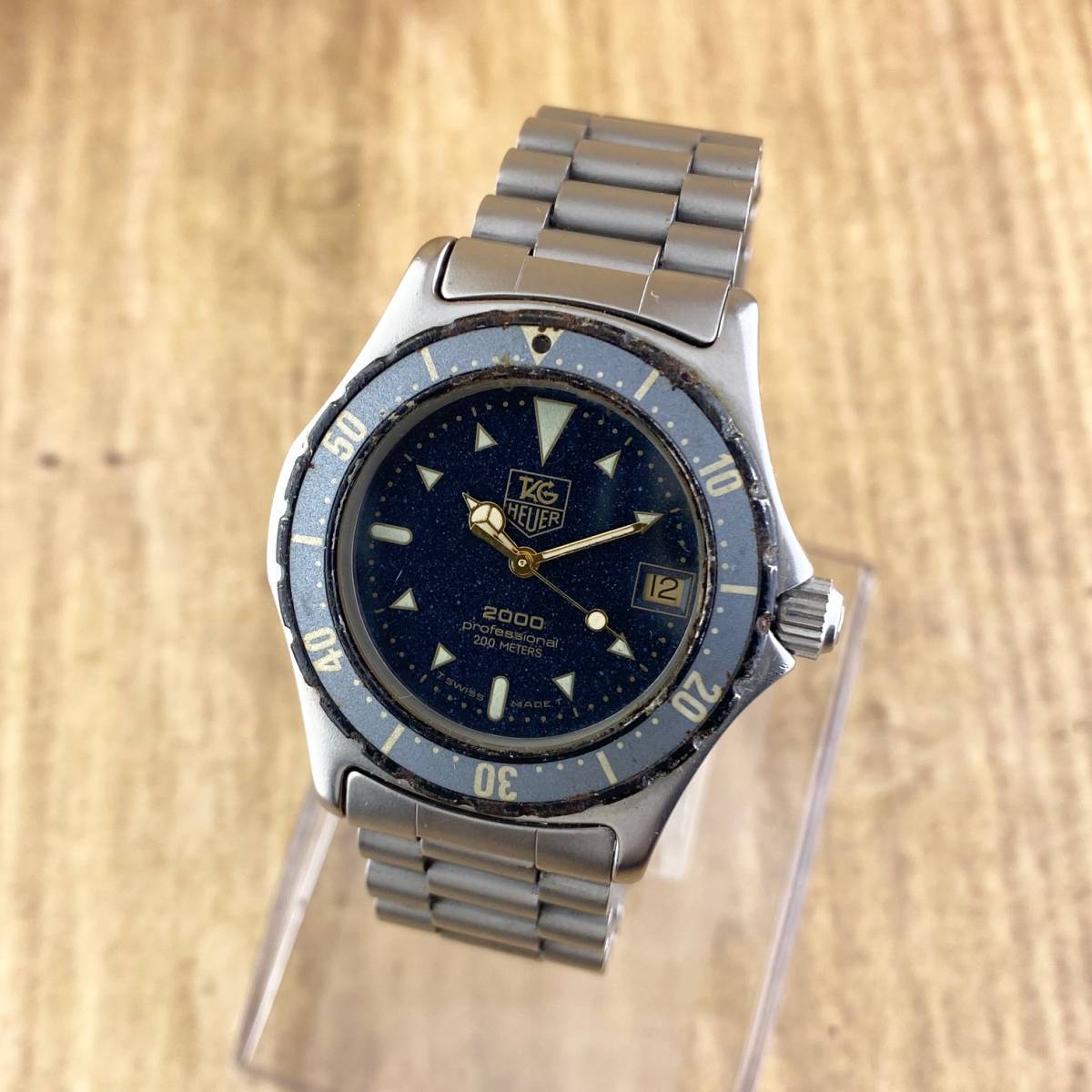 1円〜】TAG HEUER タグ ホイヤー 腕時計 メンズ 2000シリーズ 1円〜】TAG HEUER タグ ホイヤー 腕時計 メンズ 2000シリーズ