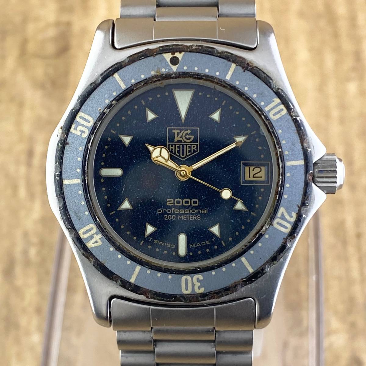 1円〜】TAG HEUER タグ ホイヤー 腕時計 メンズ 2000シリーズ 1円〜】TAG HEUER タグ ホイヤー 腕時計 メンズ 2000シリーズ