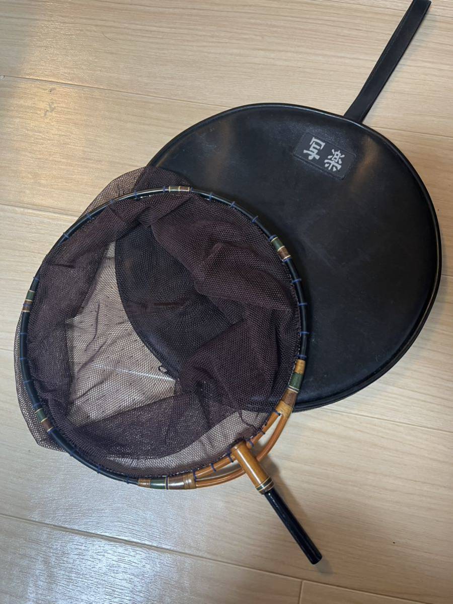 ヘラ　タモ網　ケース付き