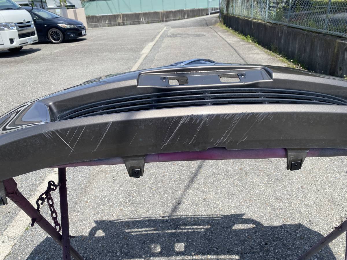 【定番人気,新作登場】 美品 マークX GRX130 フロントバンパー ブラウン 茶色 4T3 グリル・フォグランプ付き 250G リラックスエディション