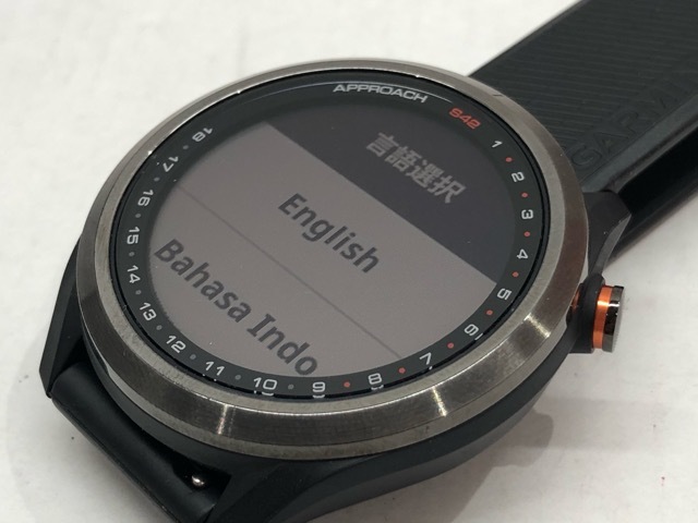 Approach S42 Garmin スマートウォッチ 日本 ゴルフナビ GPS ブラック