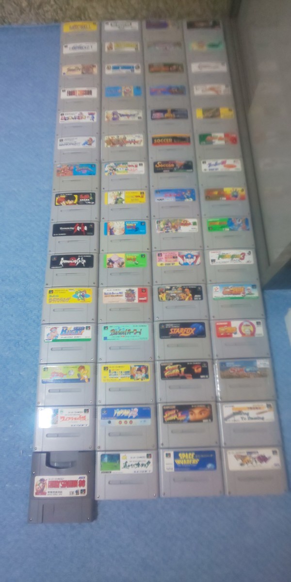 スーパーファミコンソフト ダブりなし60本セット
