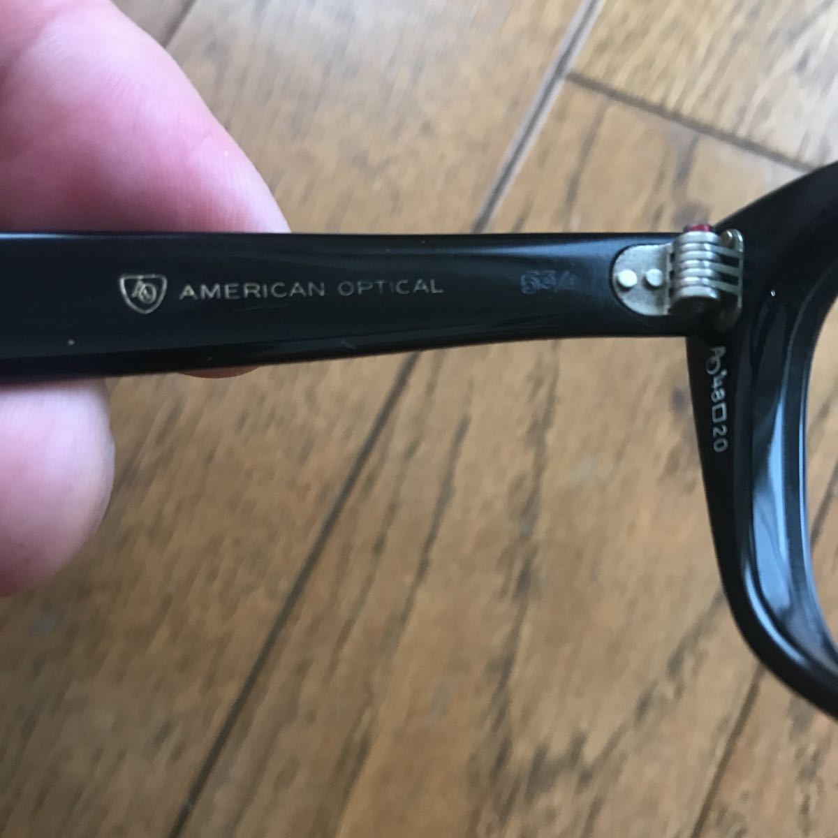 アメリカンオプティカル セルフレーム AO 年代不明です 古い物 歪み 