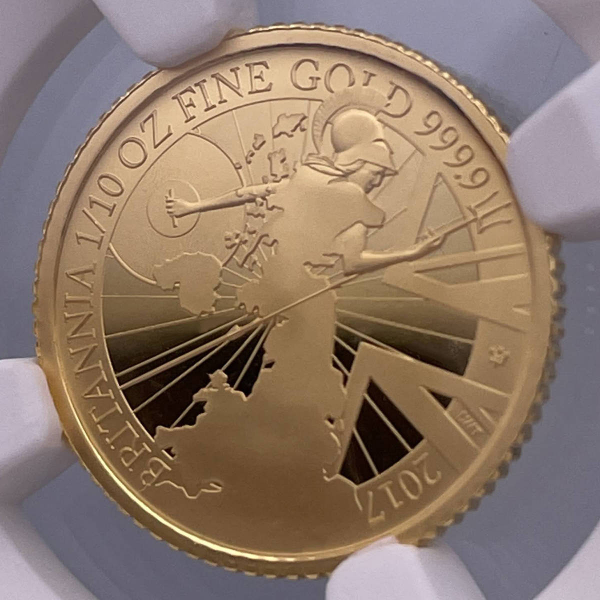 NGC PF69UC】 2017 イギリス ブリタニア 30周年記念 金貨 1円スタート