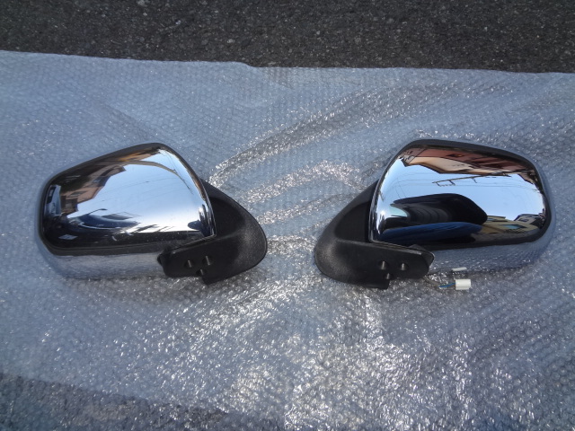 トヨタ 200系 ハイエース 純正 電動格納式 ドアミラー 左右セット 動作 