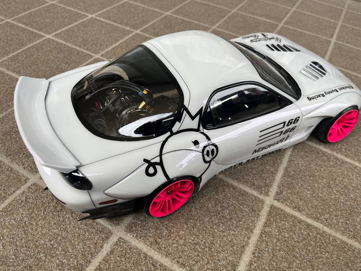 ラジコン ボディー アディクション RX-7(FD3S) Rocket Bunny仕様 YD-2