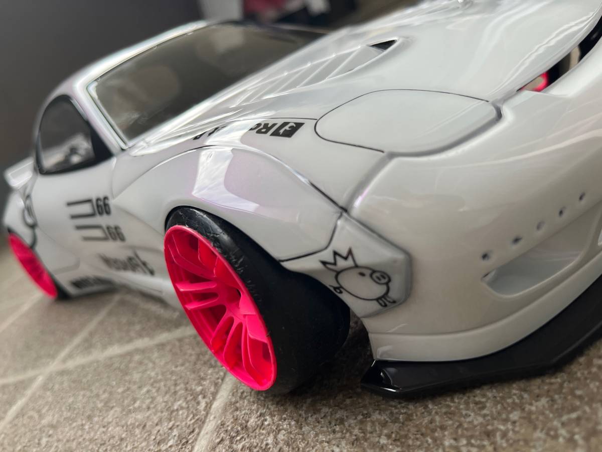 ラジコン ボディー アディクション RX-7(FD3S) Rocket Bunny仕様 YD-2