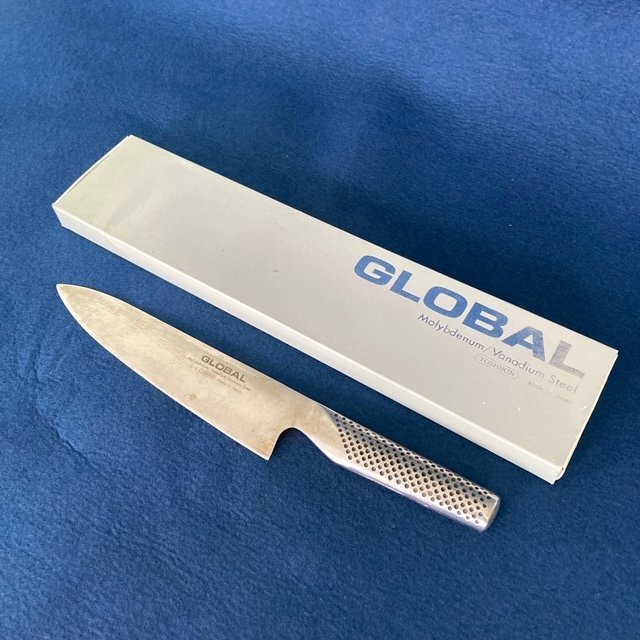 GLOBAL Molybdenum/Vanadium Stainless Steel G2 YOSHIKIN グローバルナイフ ステンレス 開運包丁 吉田金属工業 digjunkmarket