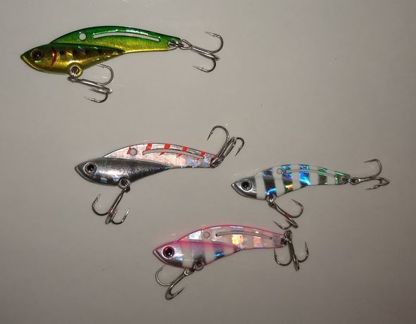 ◆送料無料！美品含む！鉄PANバイブ4個セット！5gと3g*Jackson*ルアー*ソルト*Teppan Vib◆ _1