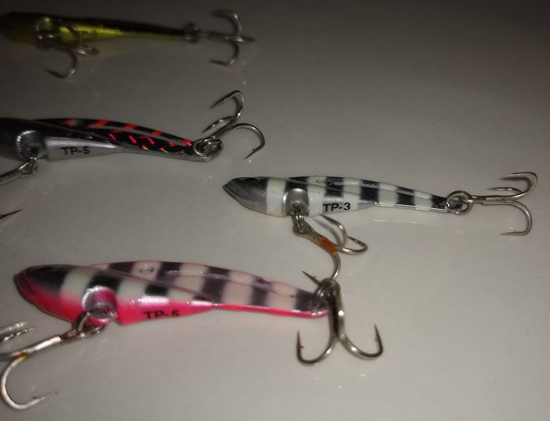 ◆送料無料！美品含む！鉄PANバイブ4個セット！5gと3g*Jackson*ルアー*ソルト*Teppan Vib◆ _3