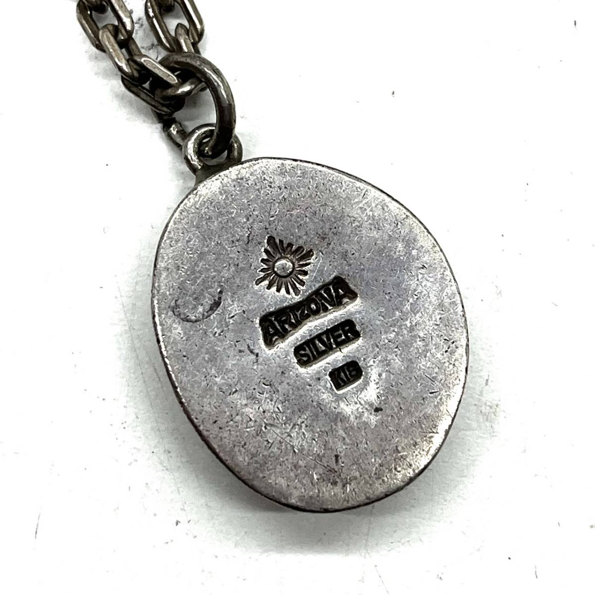 ARIZONAFREEDOM ターコイズ＆シルバー ペンダント＆チェーン50cm