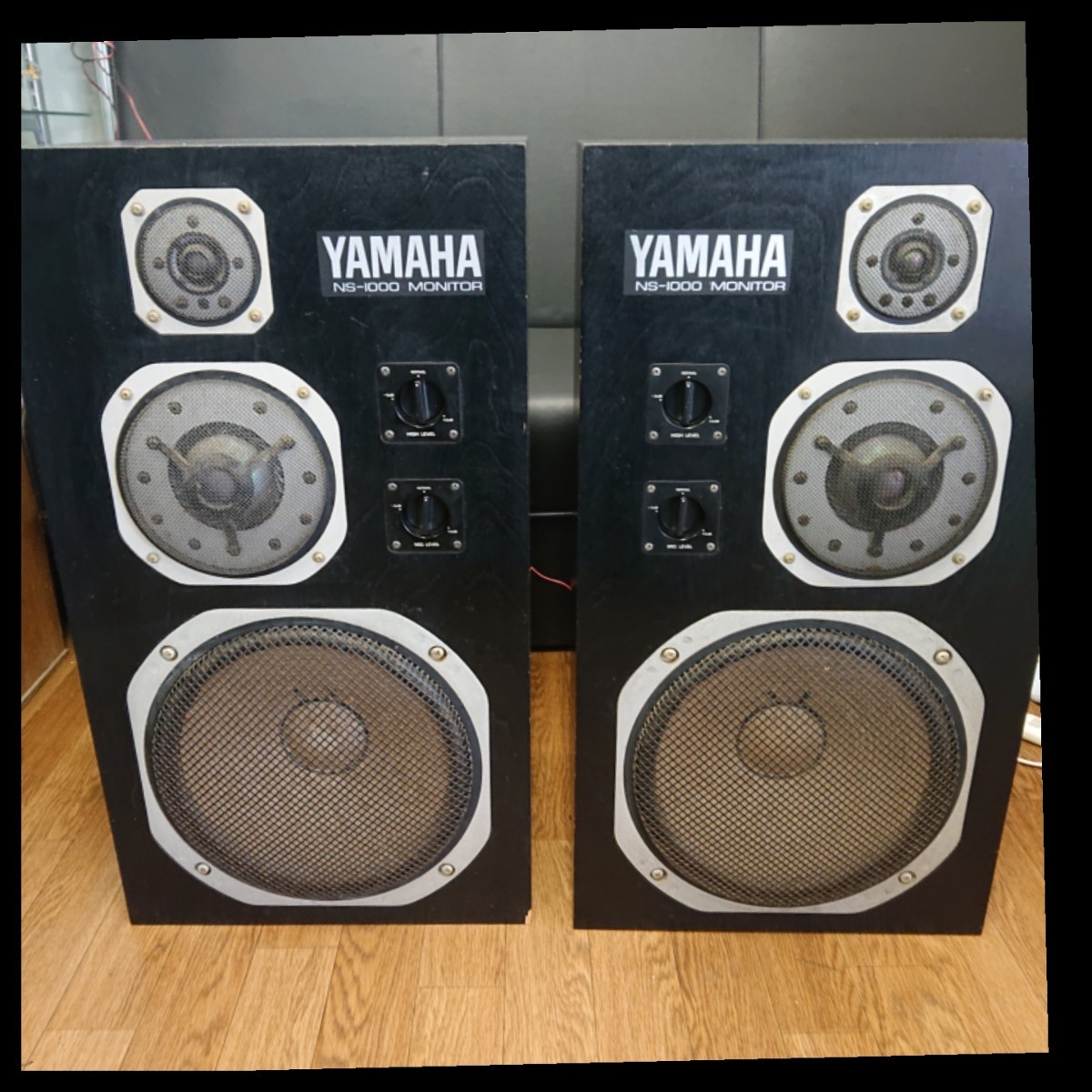 ☆ YAMAHA ヤマハ スピーカー ペア NS-1000M 音響機器 左右セット 音出し確認済 （SF-）