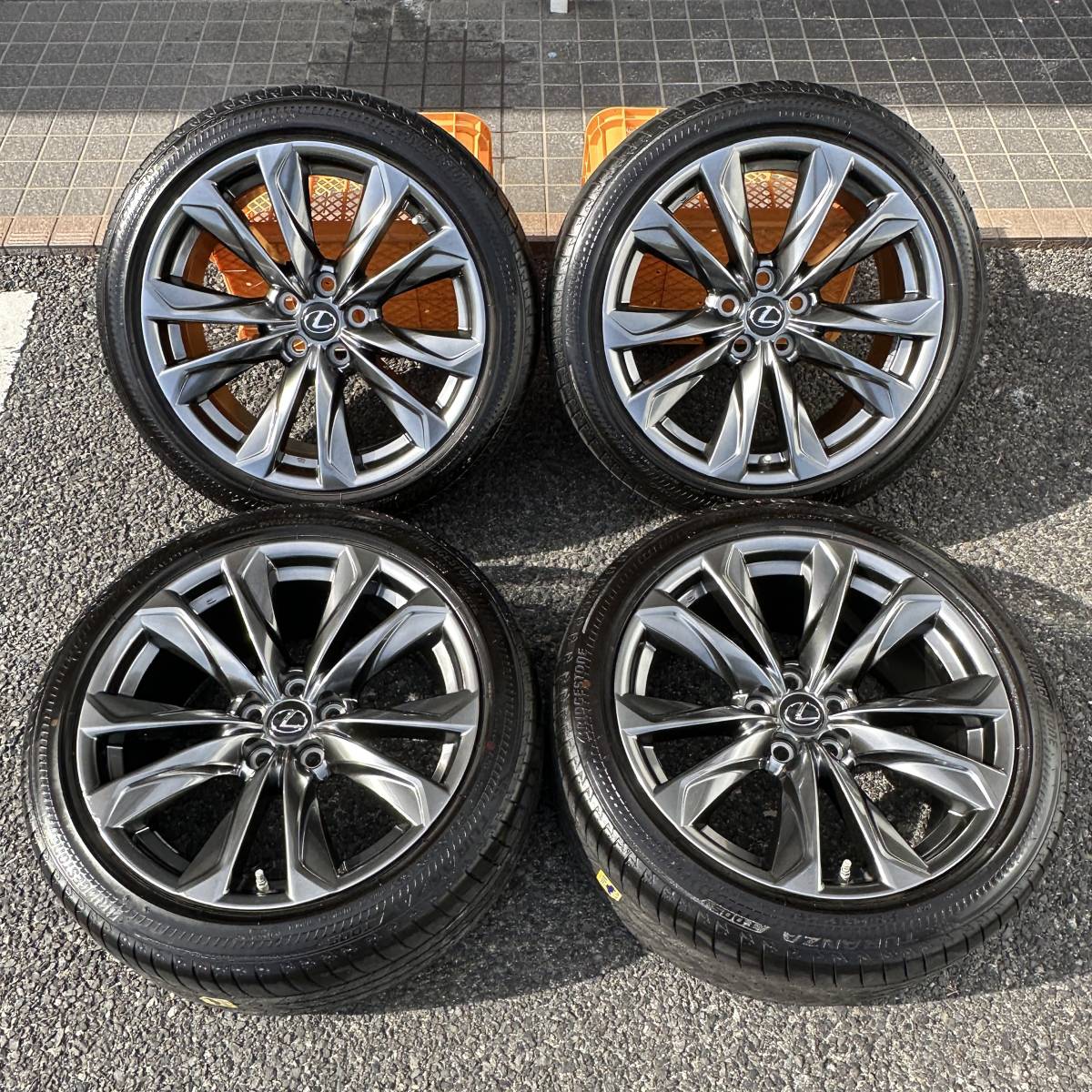 ☆良品 レクサス LEXUS LS500 Fスポーツ 純正ホイール タイヤ セット 