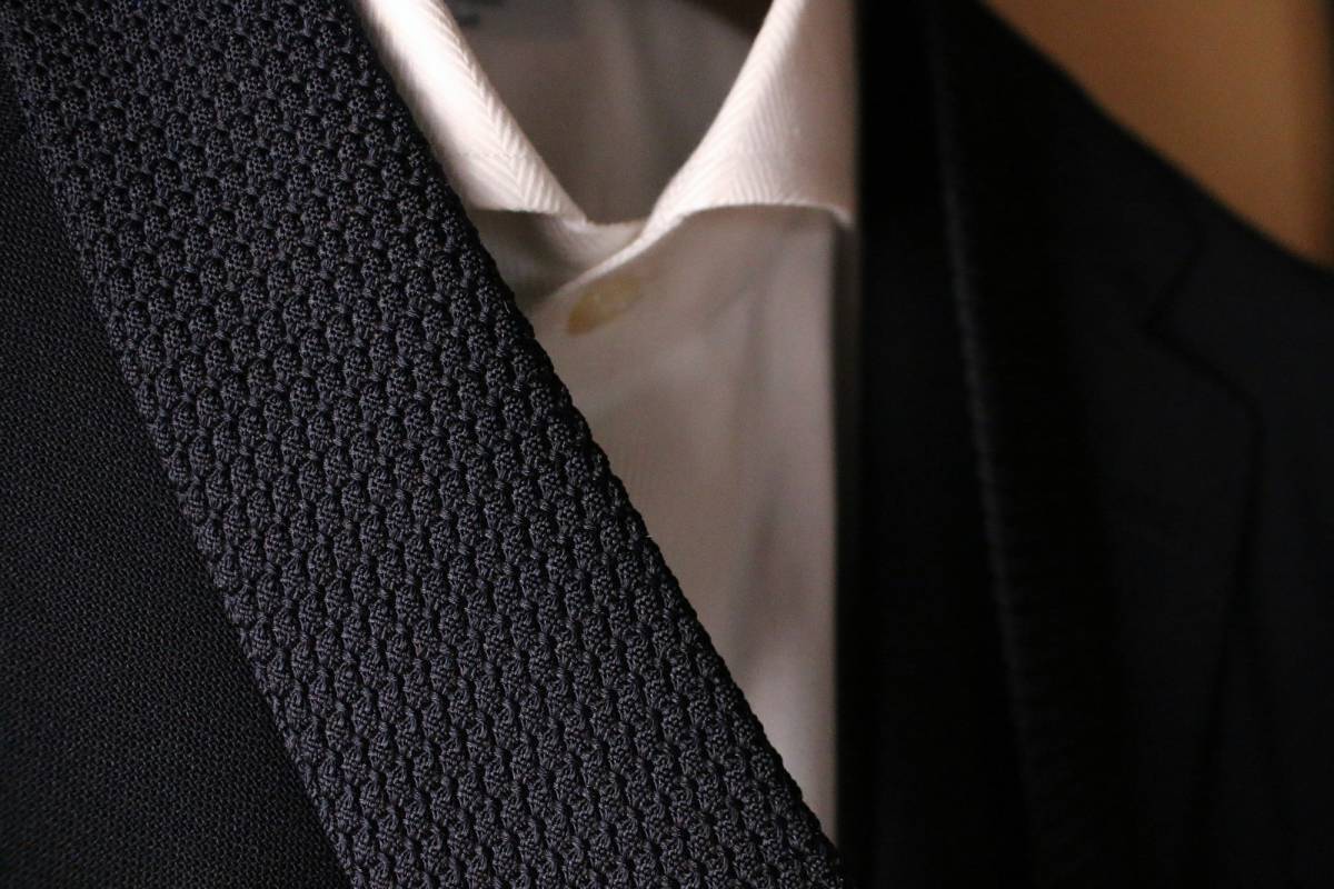 未使用 英伊 HOLLIDAY & BROWN ホリデー＆ブラウン ネイビー ガルザ