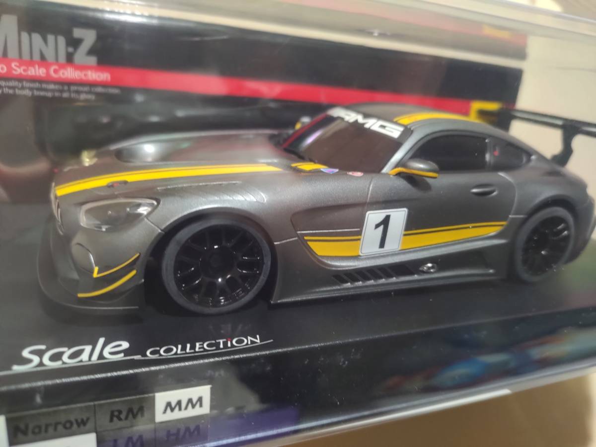 中古美品】ミニッツ ボディ メルセデス AMG GT3 プレゼンテーション
