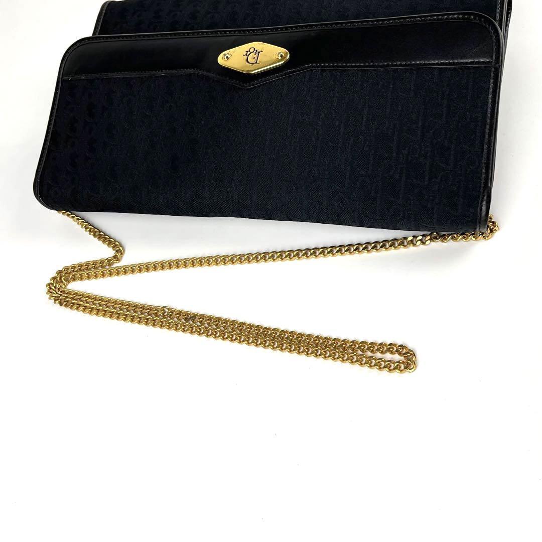 美品□Christian Dior ディオール ショルダーバッグ 2way トロッター 
