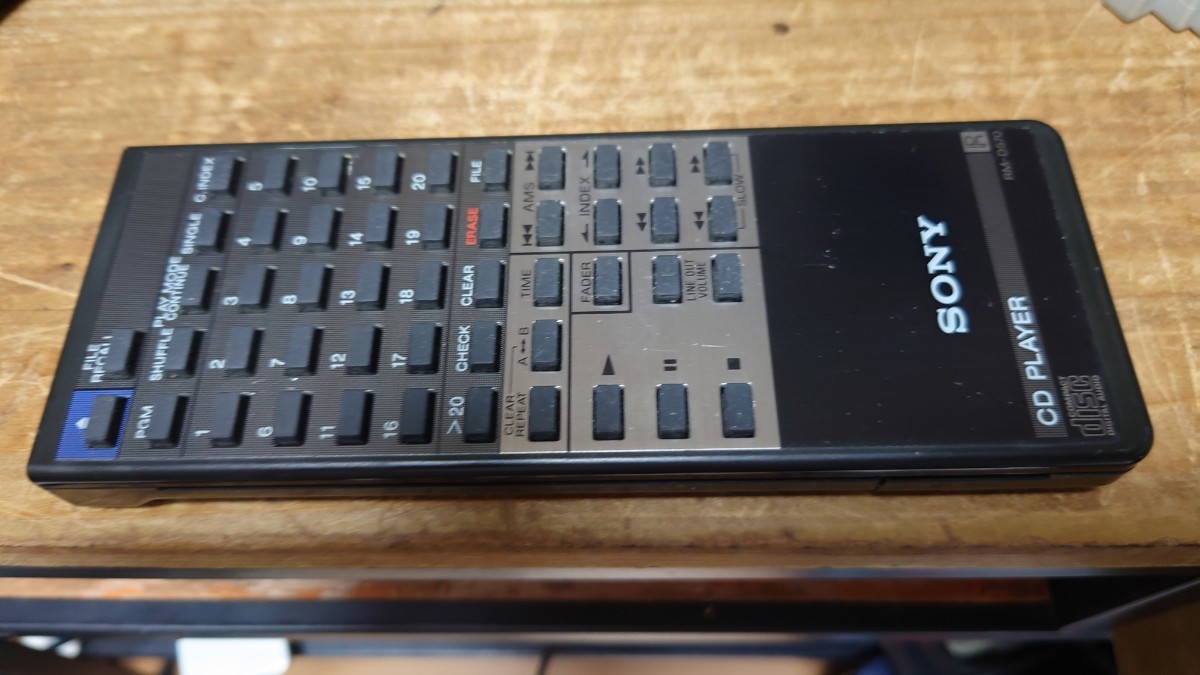 SONY CDプレーヤー用リモコン RM-D570 