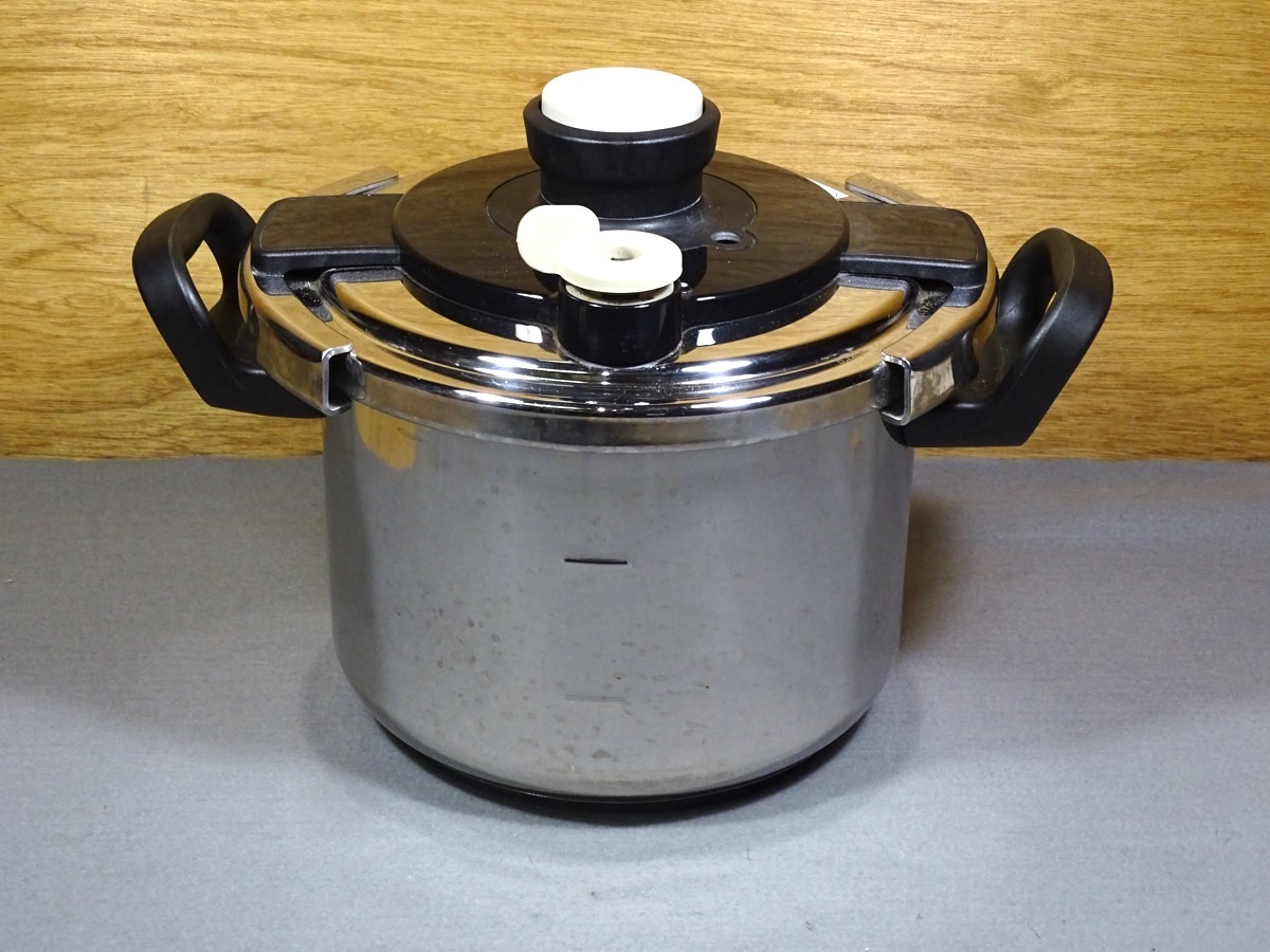 ★美品/圧力なべ6L/ ティファールT-FAL/クリプソ/ ワンタッチ開閉