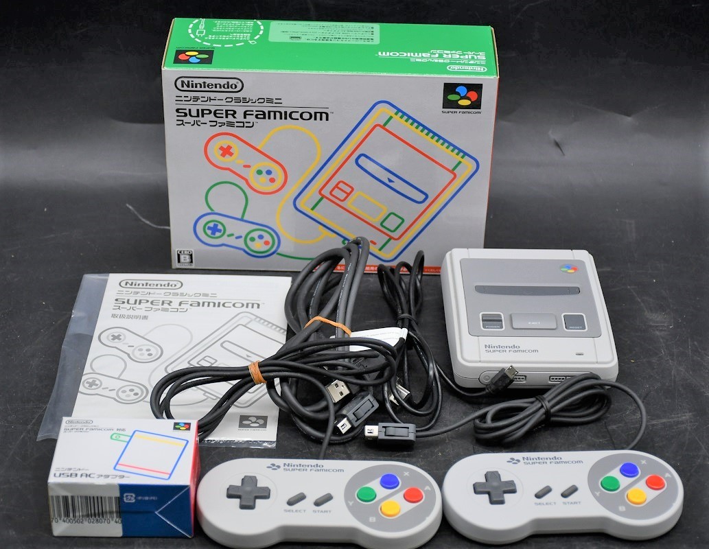 NY5-44【現状品】Nintendo　ニンテンドー　クラシックミニ　スーパーファミコン　任天堂　SUPER FAMICOM　動作未確認　中古品　保管品 Nintendo ニンテンドークラシックミニ (ニンテンドウ)
