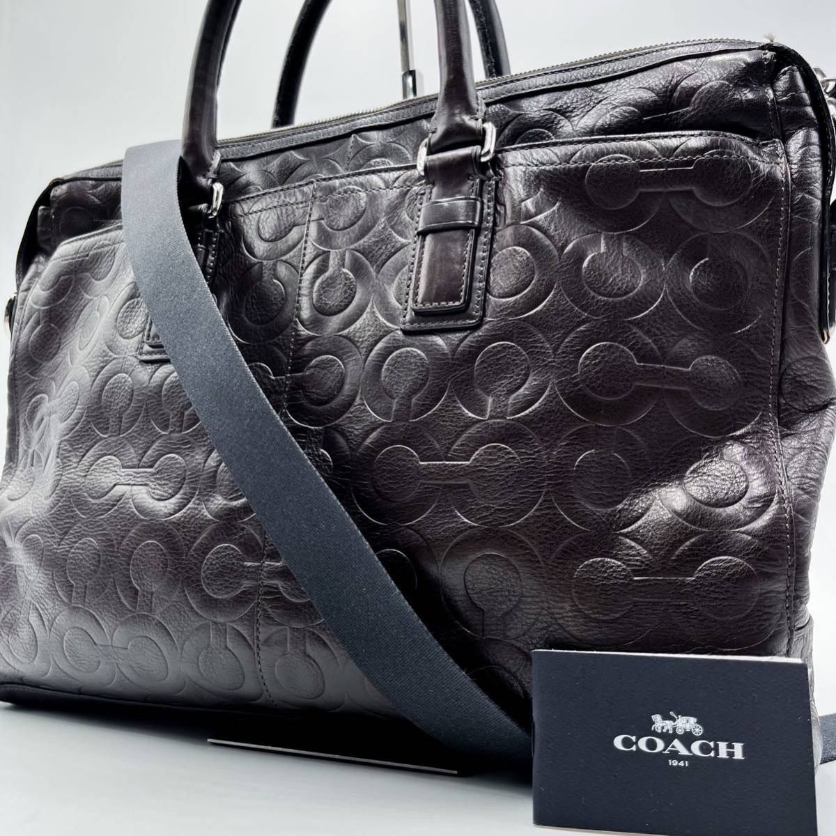 1円 【激レア】コーチ COACH トートバッグ ビジネスバッグ ブリーフ 