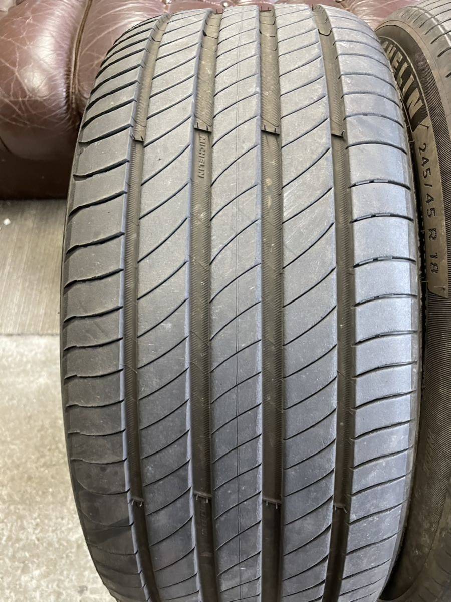 245 45R18 MICHELIN バリ山 2022年 2本