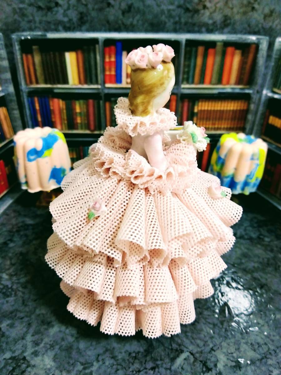 アイリッシュ・ドレスデン　マリコ　レースドール　陶器人形　ビスクドール　Irish Dresden Mariko_4