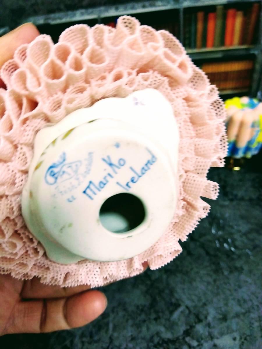 アイリッシュ・ドレスデン　マリコ　レースドール　陶器人形　ビスクドール　Irish Dresden Mariko_7