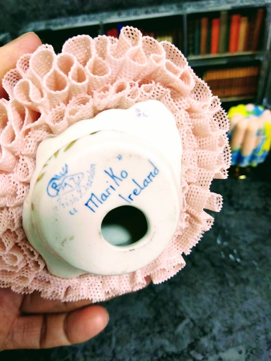 アイリッシュ・ドレスデン　マリコ　レースドール　陶器人形　ビスクドール　Irish Dresden Mariko_8