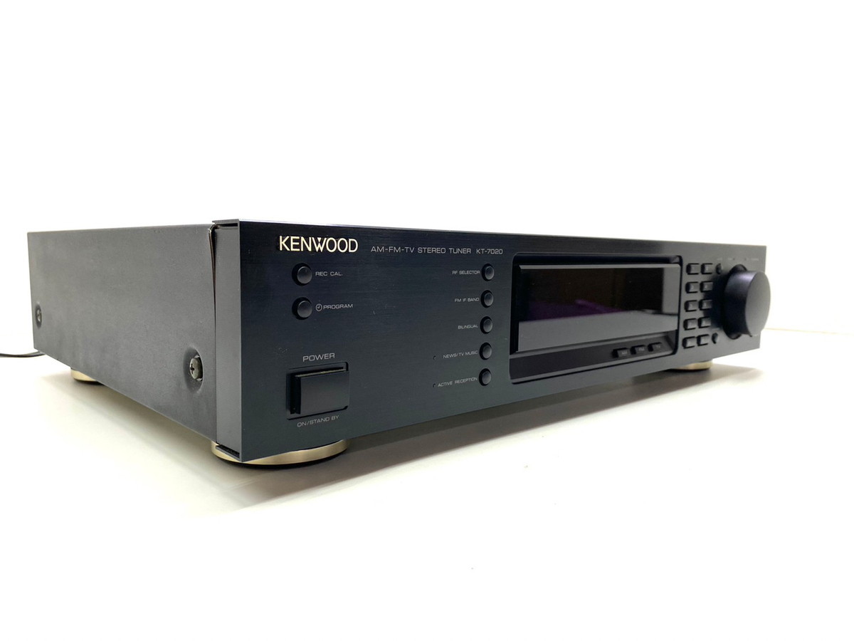 『美品』KENWOOD KT-7020 FM/AMチューナー KENWOOD KT-7020 FM/AMチューナー 受信・音出し確認 ケンウッド☆to-10