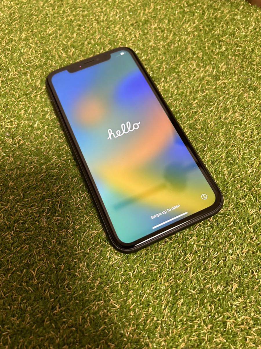 【1円スタート】iPhone11 64GBブラック極美品 SIMロック解除済み ネットワーク利用制限無し 初期化済み端末 本体のみ