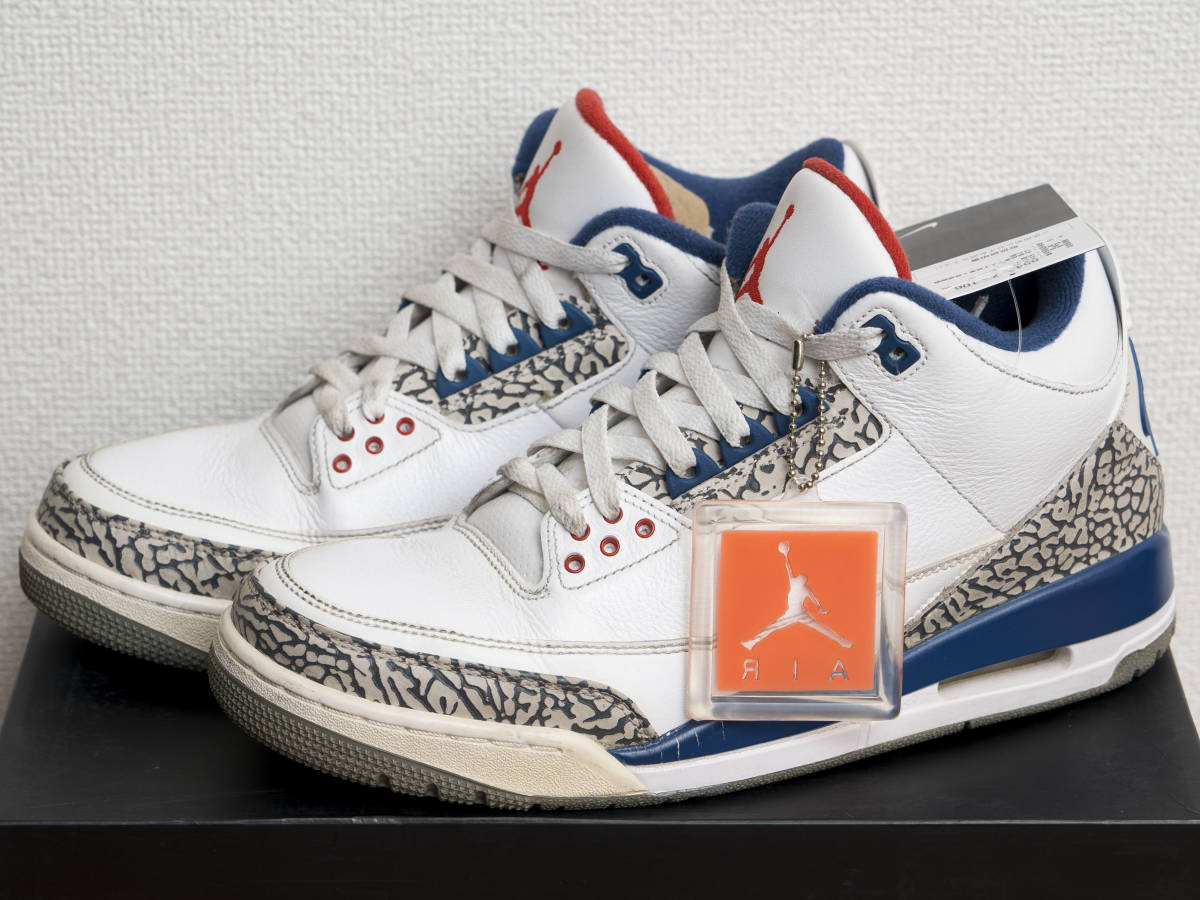 【28.5c】Nike Air Jordan 3 Retro "True Blue" (2016)　ナイキ エアジョーダン3 レトロ "トゥルー ブルー"