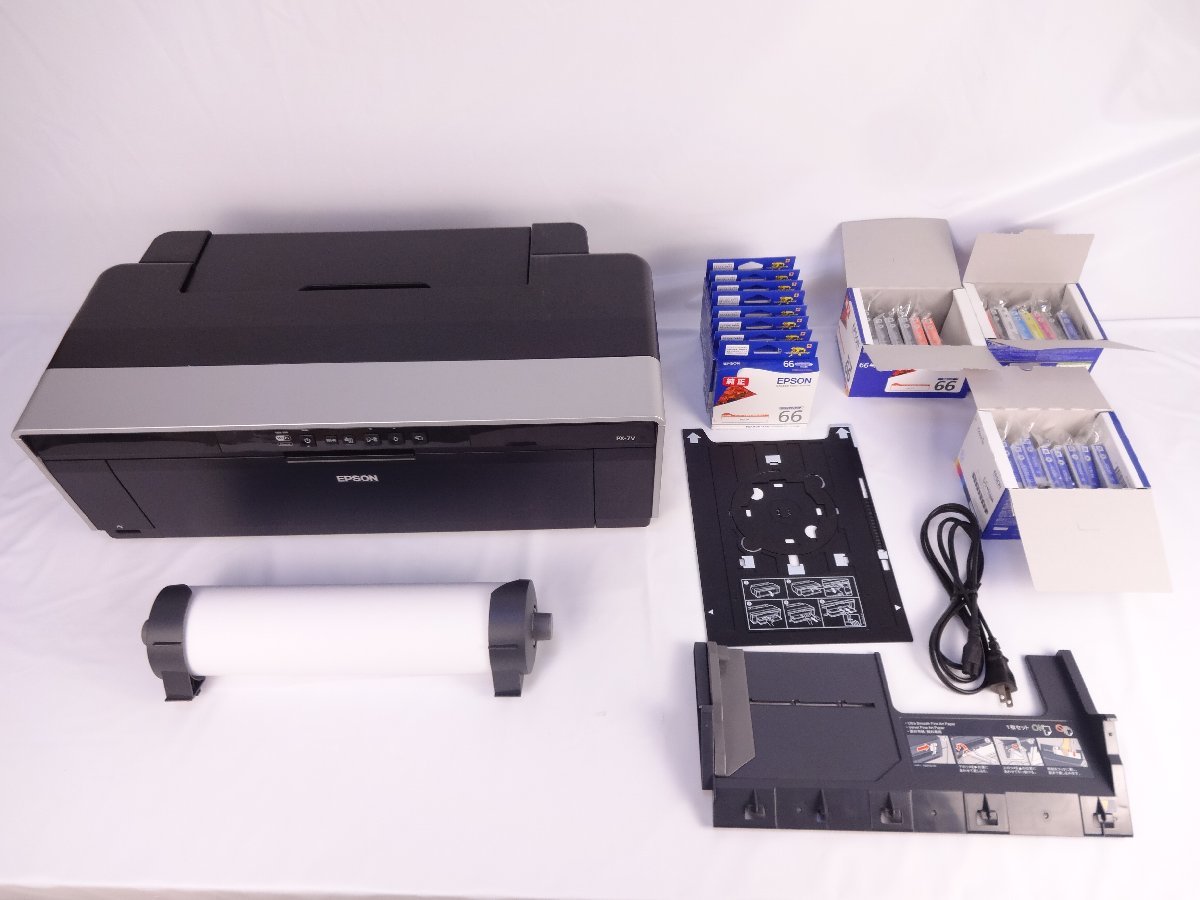 【ジャンク扱い】エプソン PX-7V プロセレクション 中古 通電確認のみ インク・パーツ付 EPSON K7621 菅98