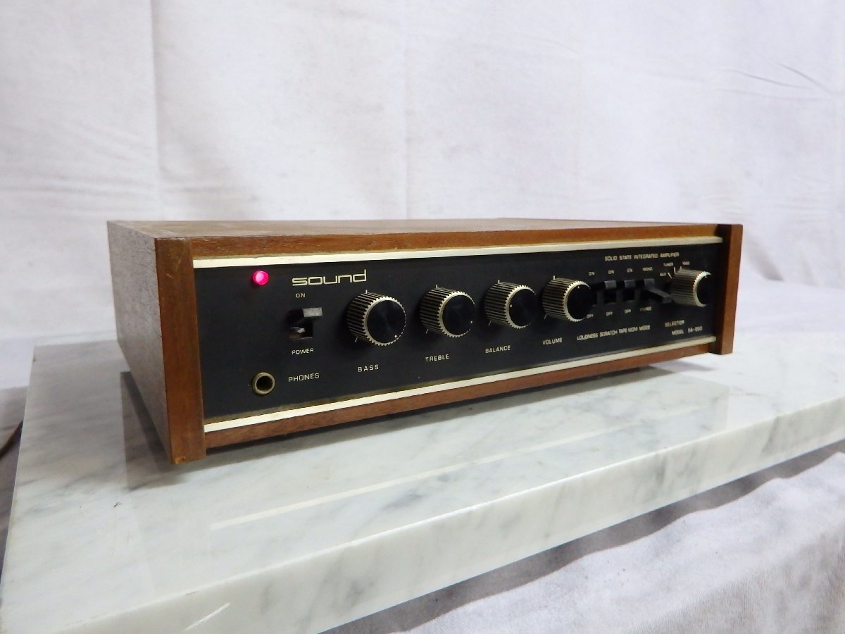 ○K【ジャンク】日本サウンド Sound プリメインアンプ SA-200 【公式通販】