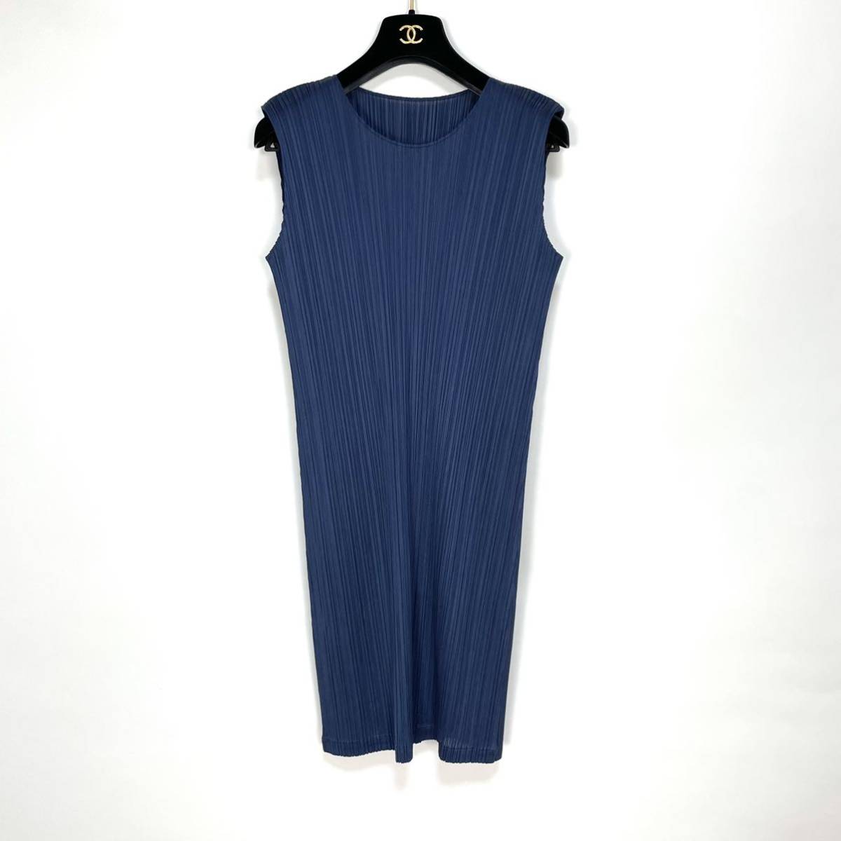 プリーツプリーズ PLEATS PLEASE ノースリーブワンピース ロング