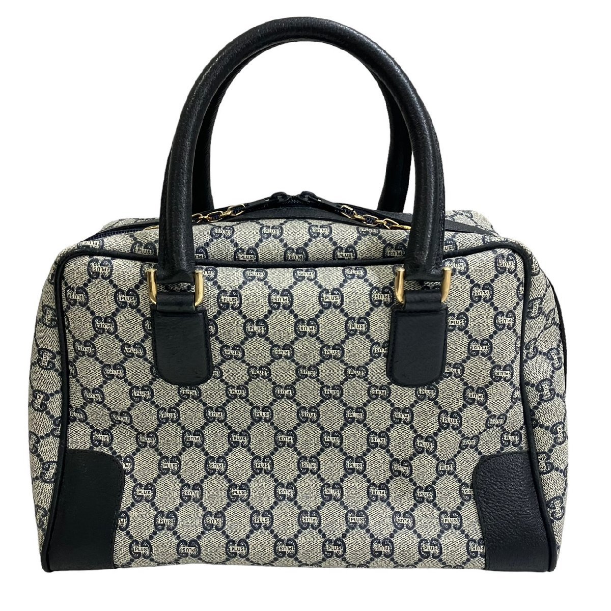 GUCCI グッチ グッチプラス ミニボストン ハンドバッグ GG柄 PVC