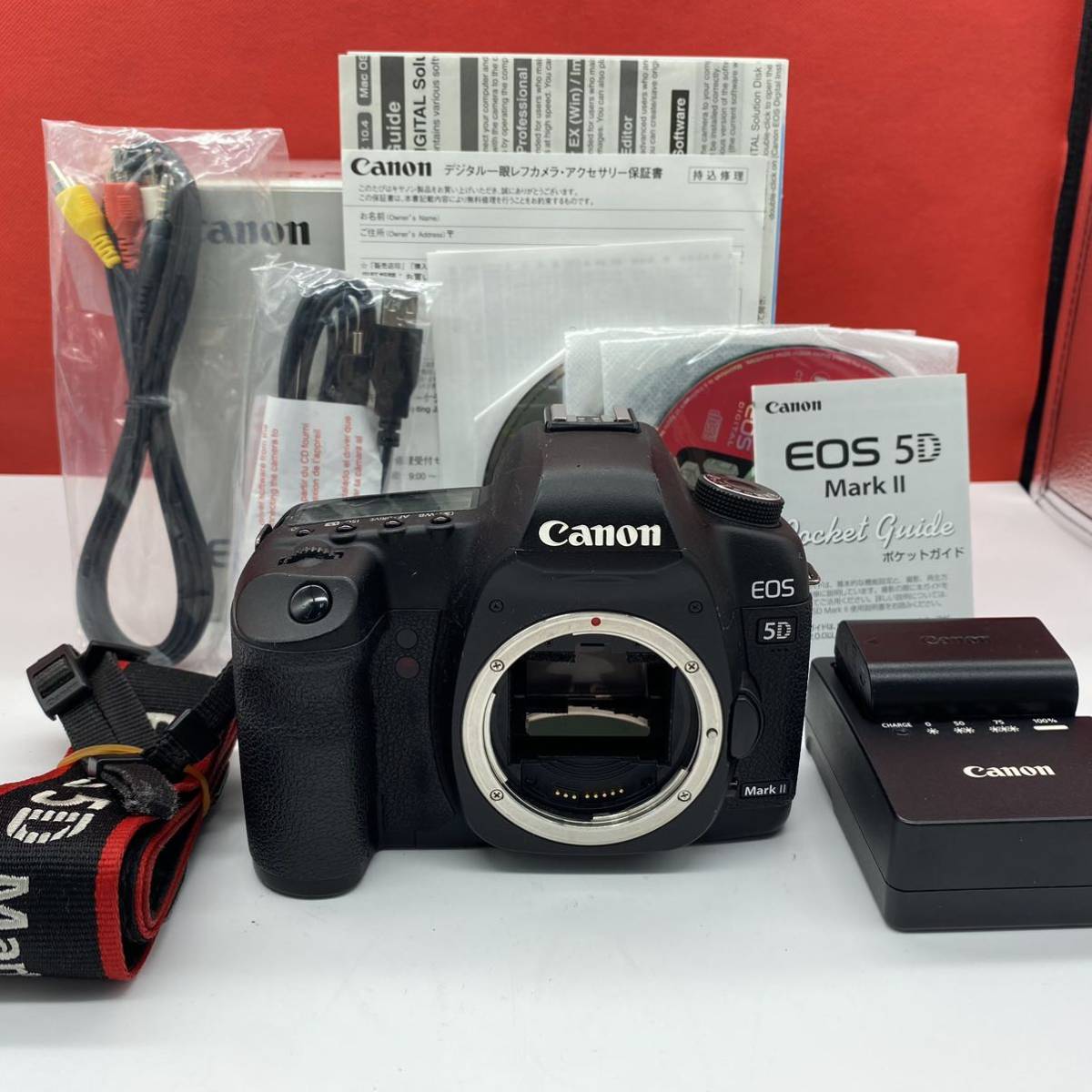 ⑤ キャノン CANON EOS 5D 本体&アクセサリー合計 6点セット