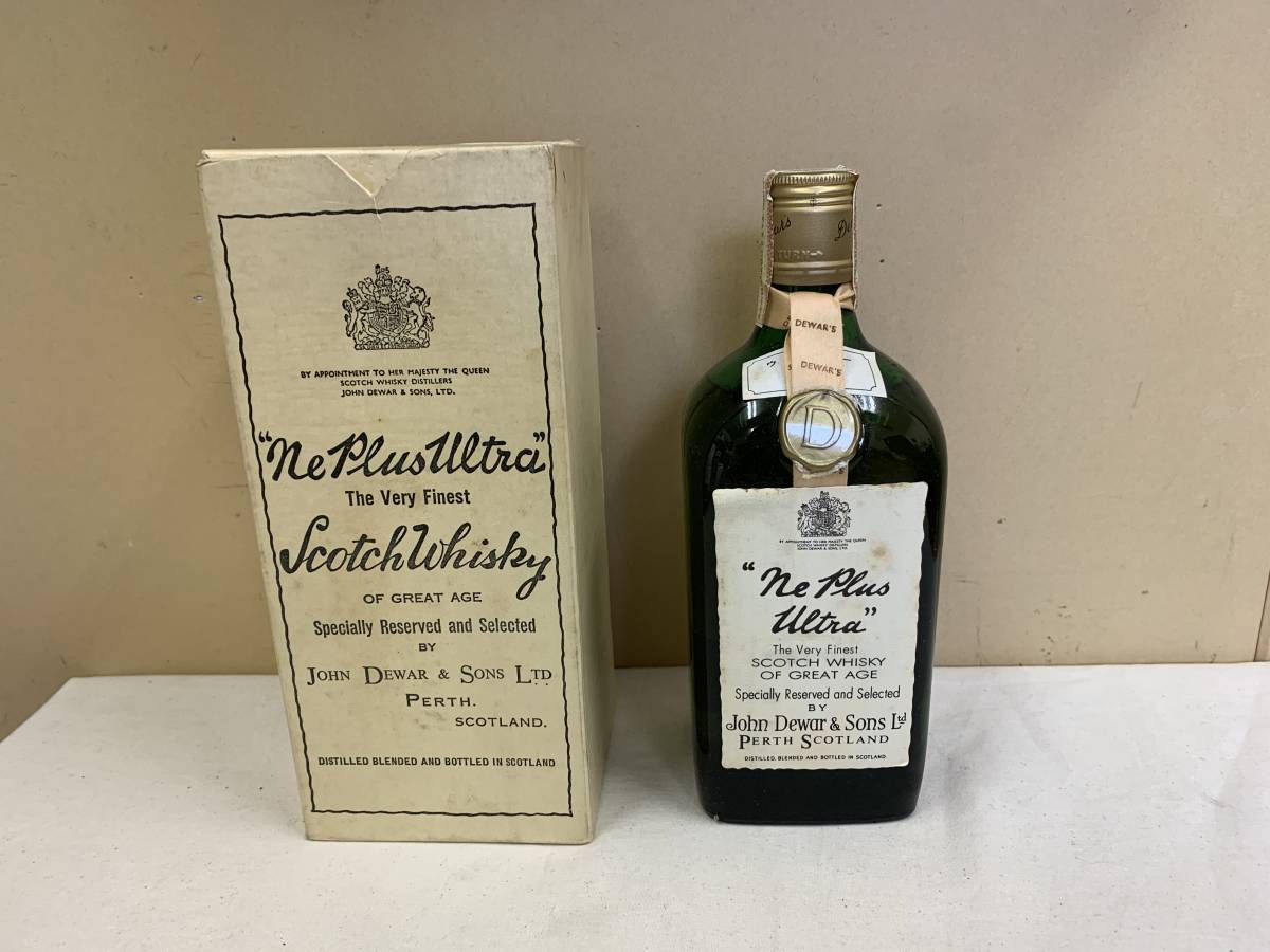 デュワーズ ネ・プラス・ウルトラ スコッチウイスキー 750ml 未開栓 古酒 Dewar's デュワーズ Ne Plus Ultra ネ プラス ウルトラ スコッチ