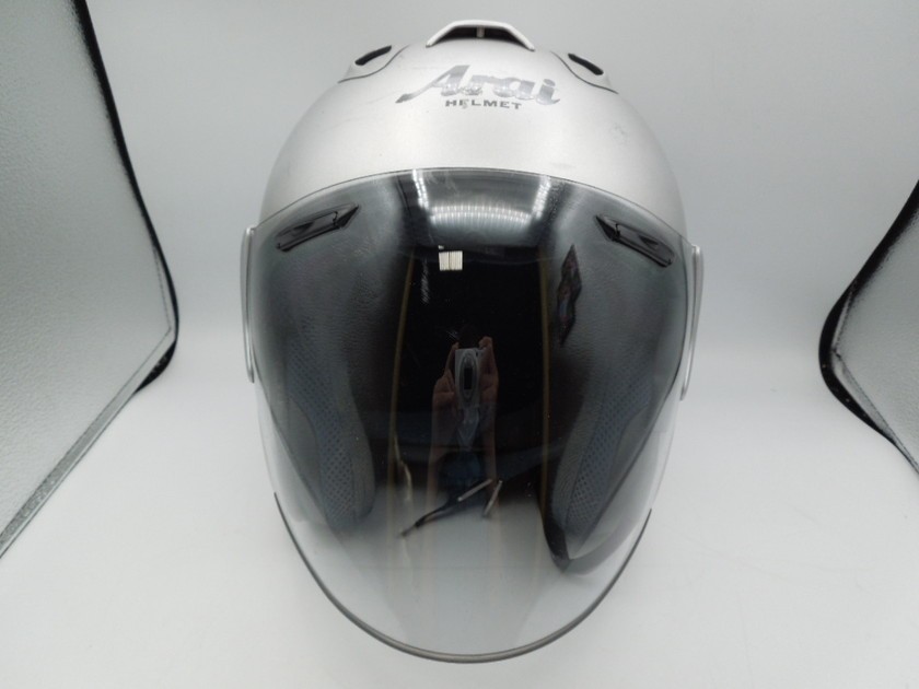 得価，品質保証 T【ミ2-46】【100サイズ】Arai アライ/シルバー